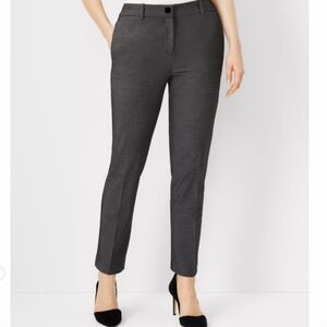 Talbots Hampshire Dressy Ankle Pant In Grey Size Woman's 12